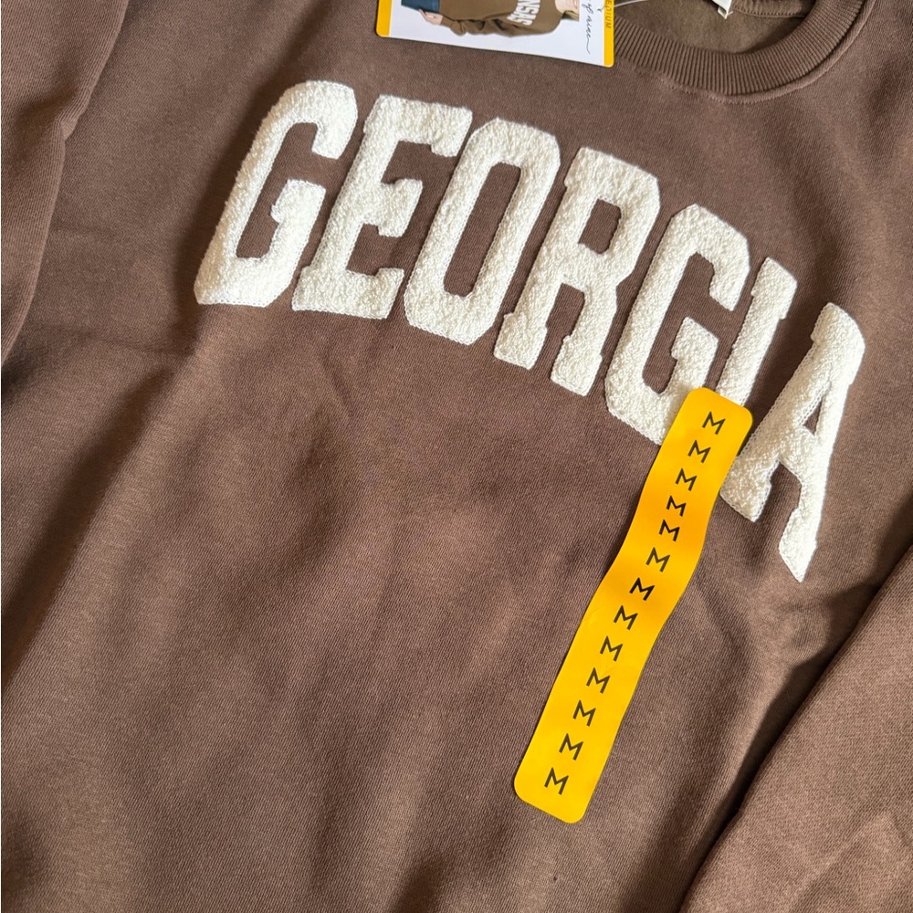 State of Mind Brown Crewneck Sweater - Picture 4 of 4